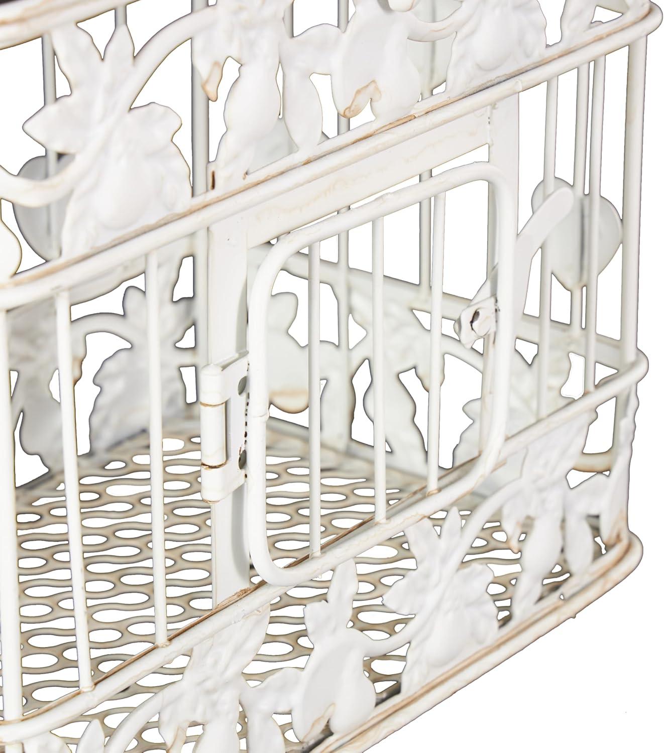 Save 52% • D'Eco 79 82676 2-Piece Metal Square Bird Cage Set